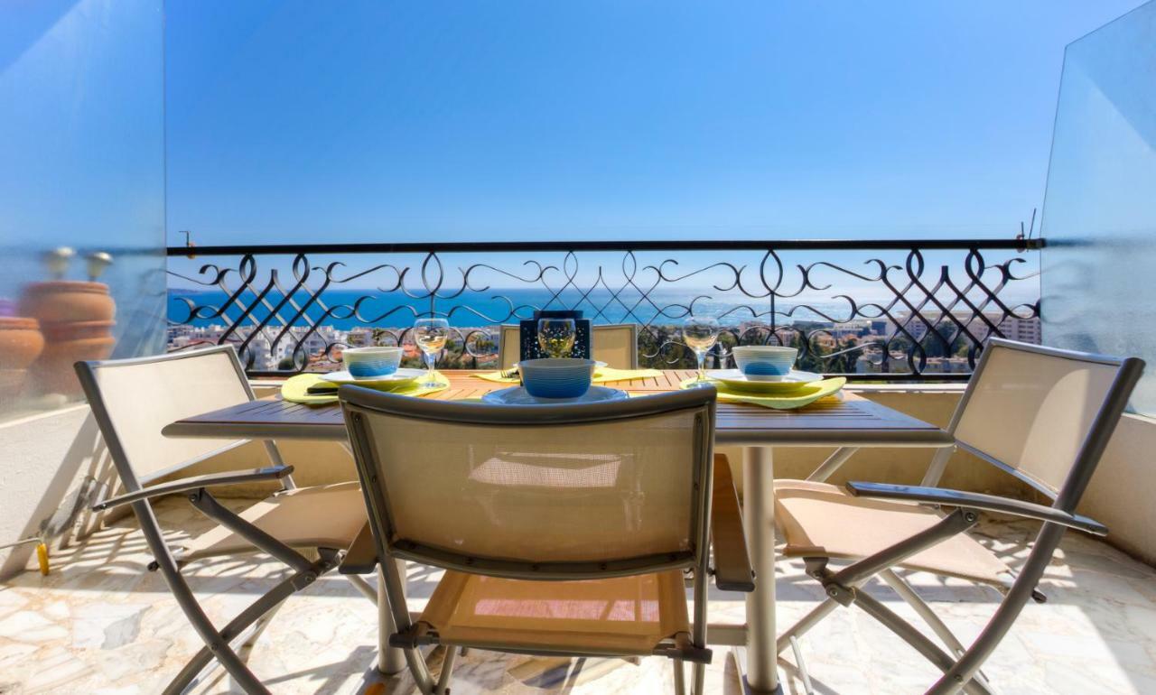 Апартаменты Confortable 3 Pieces Avec Superbe Vue Mer Ницца Экстерьер фото